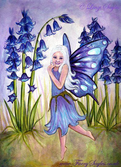 Print 5 X 7 Bluebell Faery Fantasy Fairy Art Fairy Art Fantasy