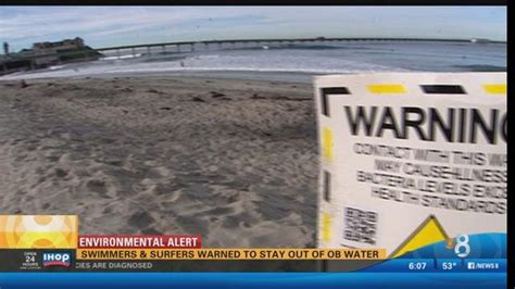 Swimmers And Surfers Warned To Stay Out Of Ob Water Cbs News 8 San Diego Ca News Station