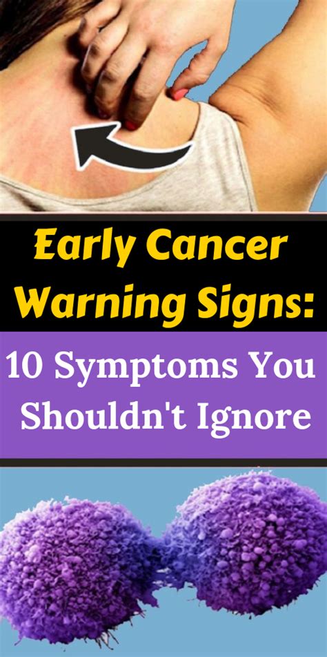 Early Cancer Warning Signs 10 Symptoms You Shouldnt Ignore Mysmartips