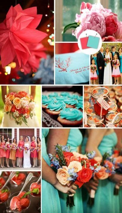 Wedding Flowers Teal And Coral Color Pallets 53 New Ideas Summer