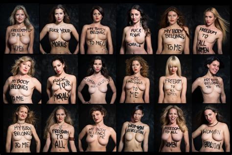 Feminist Organization Femen And Muslim Movement Against Femen Womantatiana