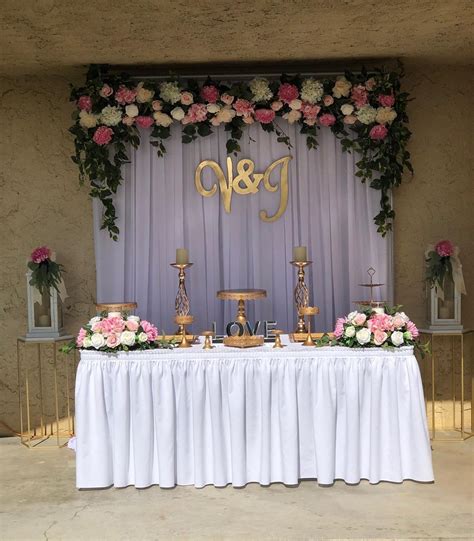 Mesa De Pastel Para Boda Wedding Reception Tables Wedding Stage
