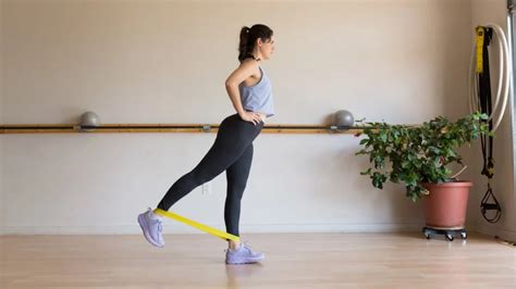 10 Resistance Band Exercises For Stronger Legs Resistance Band Band Workout Resistance Band