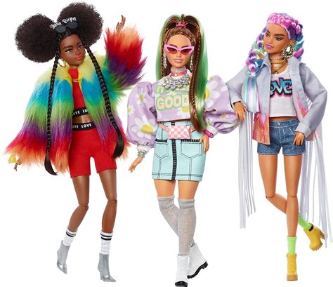 Buy Barbie Extra 5 Doll Set With 6 Pets And 70 Styling Pieces Barbie