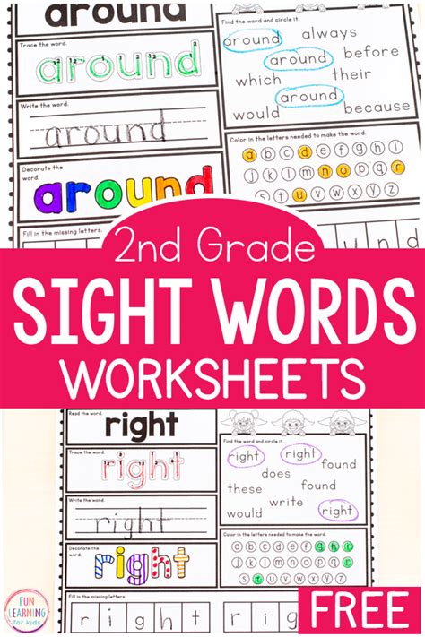 Printable Sight Word Books For Second Grade 61 Free Printable Sight