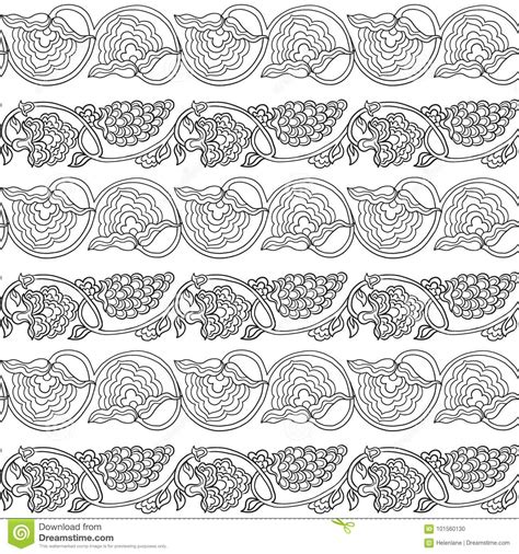 Seamless Traditional Chinese Pattern With Floral Ornament Stock Vector