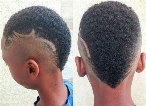 Little Black Boys Mohawk Haircuts As Evidenced Below A Black Cute