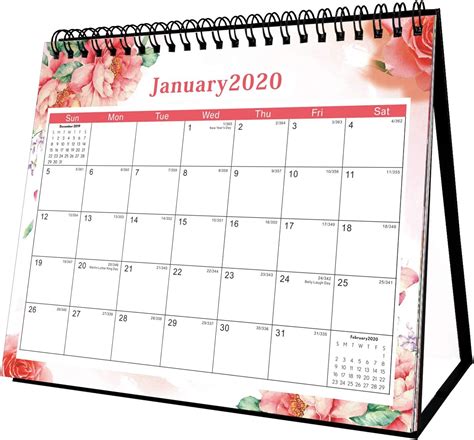 The Best Small Stand Up Desktop Calendar 2018 Your Kitchen