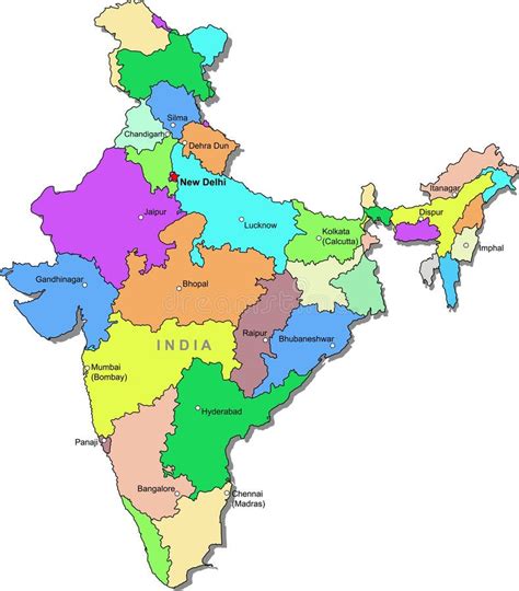 India Map Stock Illustrations 27223 India Map Stock Illustrations