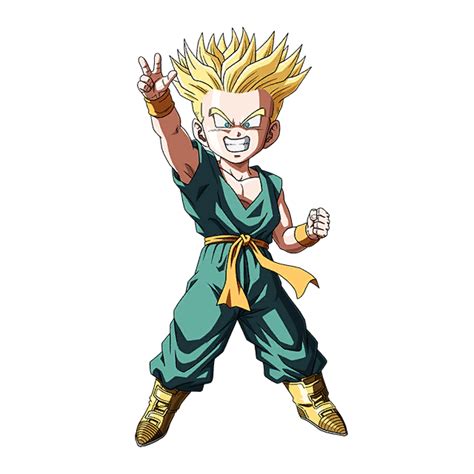 This article is about the seventh part of the buu saga. Kid Trunks SSJ render 2 SDBH World Mission by ...