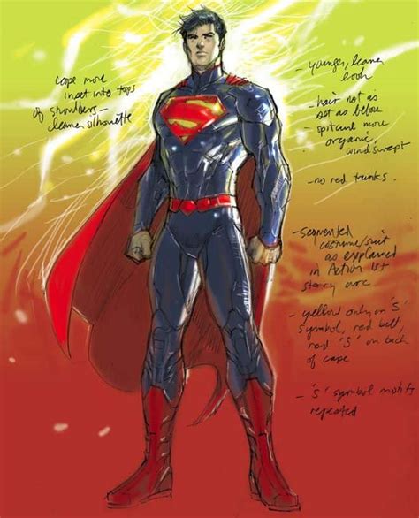 Superman New 52 Concept Art Jim Lee Inside Pulse
