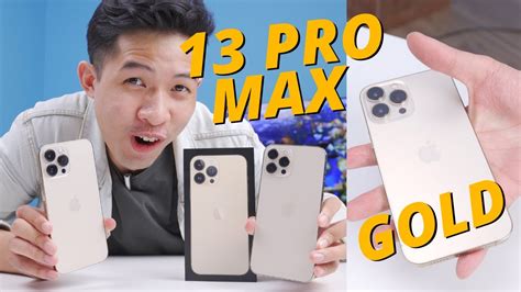 TrÊn Tay Iphone 13 Pro Max Gold Iphone NẶng NhẤt TỪ TrƯỚc TỚi Nay