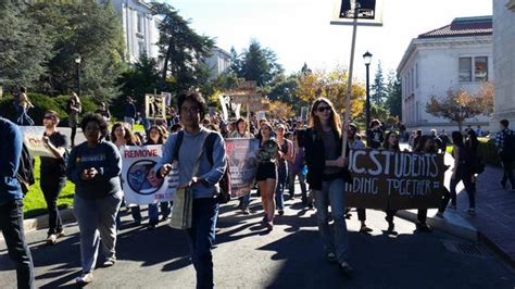 University Of California Students Protest Tuition Hikes With Massive