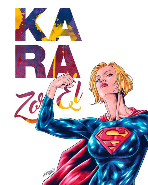 Artwork Kara Zor El Supergirl 💪🏻👄 My Collection Fanart Dc Super Hero Girls Digital