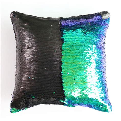Mermaid Sequin Cushion Cover 40cmx40cm 14 Colors