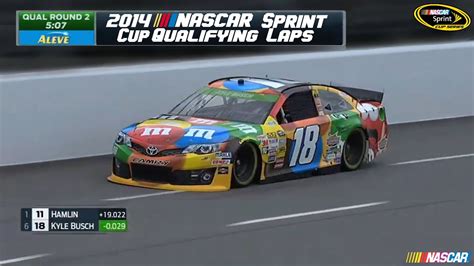 2014 Nascar Sprint Cup Qualifying Laps Youtube