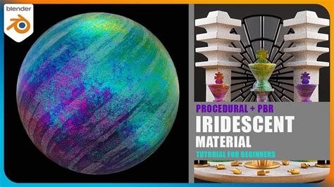 Procedural Iridescent Material With Pbr Textures Blender Tutorial