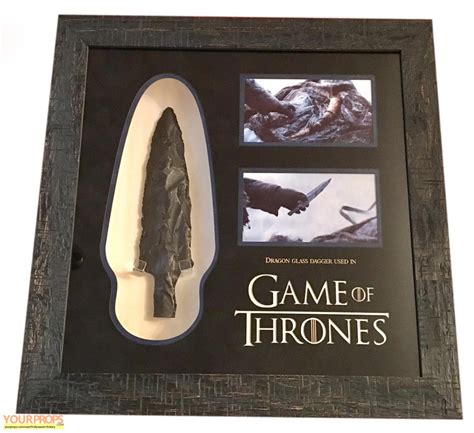 Game Of Thrones Dragon Glass Dagger Original Tv Series Prop