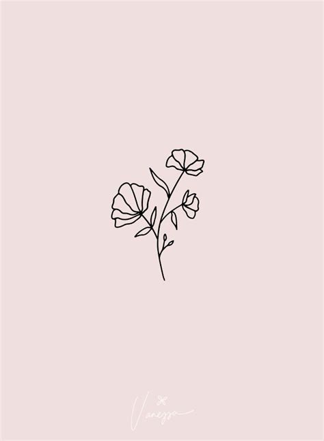 Since flowers are usually colorful, artists would take much time to ink in your wrists. Floral Bundle Fonts & Illustrations | Simple flower tattoo ...