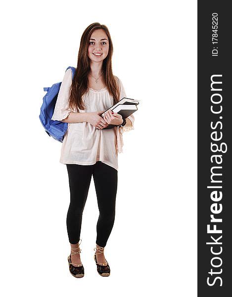 Schoolgirl With Backpack Free Stock Images And Photos 17845220