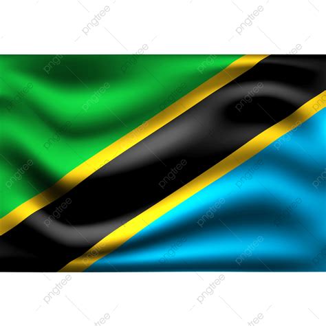 Waves 3d Png Tanzania Flag Waving 3d Illustration Tanzania Flag
