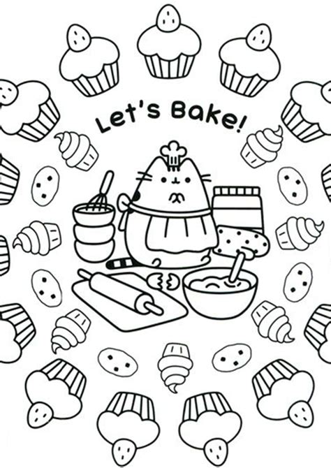Free And Easy To Print Pusheen Coloring Pages Tulamama
