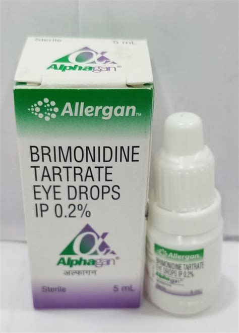 Alphagan Z Eye Drops Brimonidine Tartrate 5 Ml At Rs 403piece In
