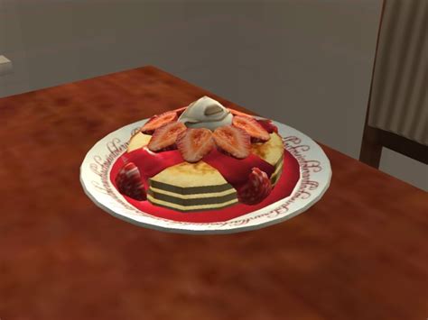 Mod The Sims Ihop Style Pancakes In Two Flavors For Breakfast