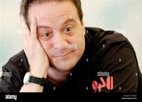 British Standup Comedian Mark Thomas Pictured At The Guardian Hay