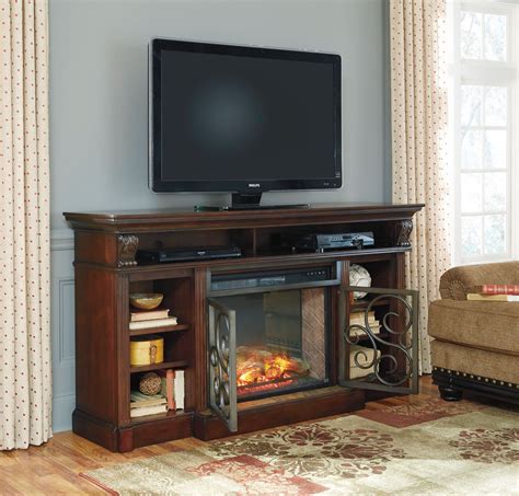 Alymere Extra Large Tv Stand With Fireplace Insert From Ashley W669 88