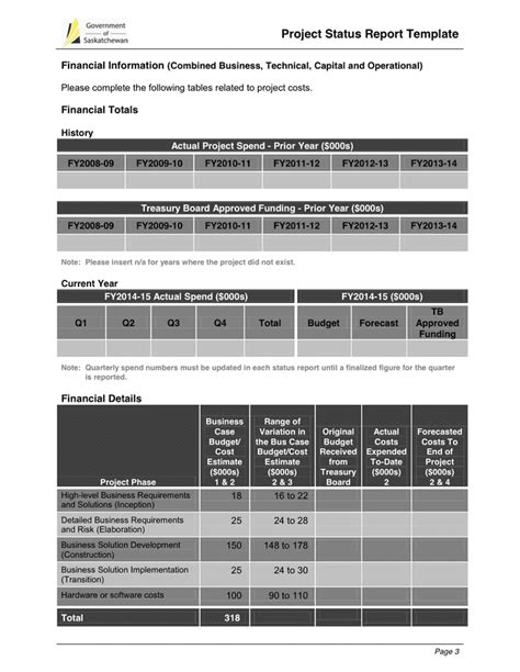 Project Monthly Status Report Template In Word And Pdf Formats Page 3