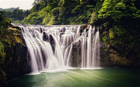 桌布 美麗的瀑布，自然，十分瀑布，台灣，森林 2560x1600 Hd 高清桌布 圖片 照片