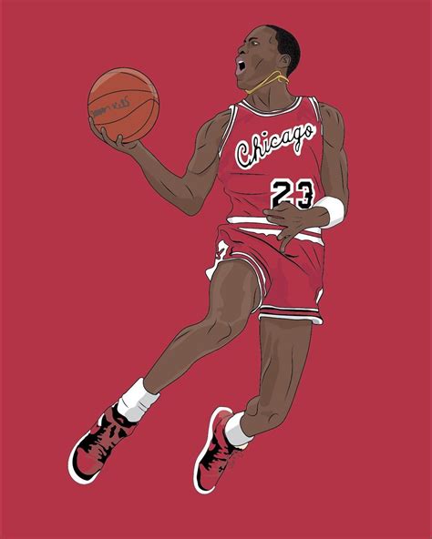 Michael Jordan Lifeorbust Adobeillustrator Illustrator