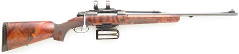 Szecsei And Fuchs Double Barrel Bolt Action Repeating Rifle In 416
