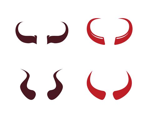 Bull Horn Logo And Symbols Template Icons 565343 Vector Art At Vecteezy