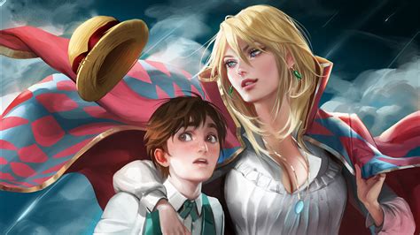 Download Anime Howl S Moving Castle Hd Wallpaper By Sakimichan