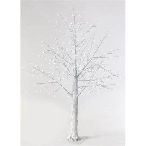 Martha Stewart Living 6 Ft Pre Lit Led Snowy White Artificial