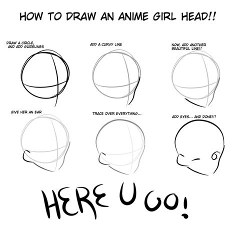 How To Draw Anime Head Step By Step For Beginners