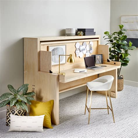 How To Build A Murphy Bed That Easily Transforms Into A Desk Diy