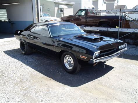 1970 Dodge Challenger 426 Hemi Black Ghost This Triple Black 426 Hemi