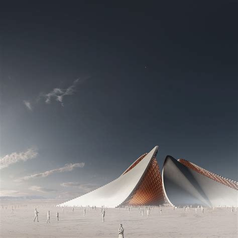 Organic Architecture Wood Structure Behance Wacom Burning Man