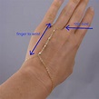 Personalized Finger Bracelet, Gold Filled or Sterling Silver » Gosia ...