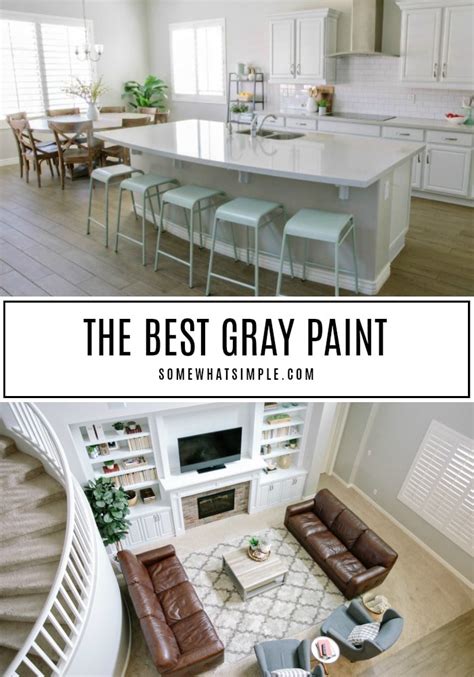 Pale oak is another fantastic light gray paint, and an airy yet warm greige paint color. Best Gray Paint Color - True Gray With No Purple, No Green, No Blue