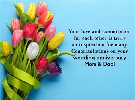 Happy Anniversary Wishes For Mom Dad Quotes Messages Status Images The Birthday Wishes