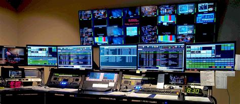 Tv Master Control Room Control Room Broadcast Studio Tv Design