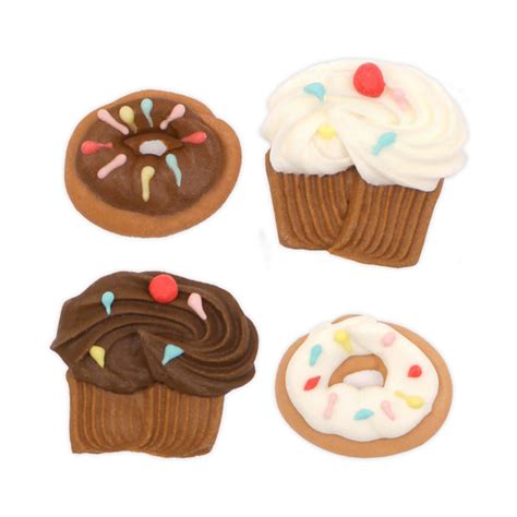 Cupcake And Donut Royal Icing Decorations Bulk — Caljavaonline