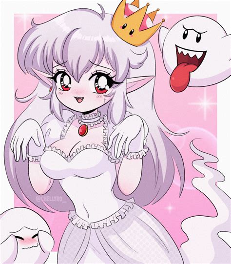 Princess King Boo And Boo Mario And More Drawn By Chellyko Danbooru