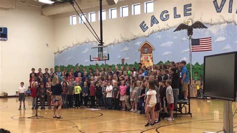 4th Graders Celebrated The End Of Their Elementary School Years Today