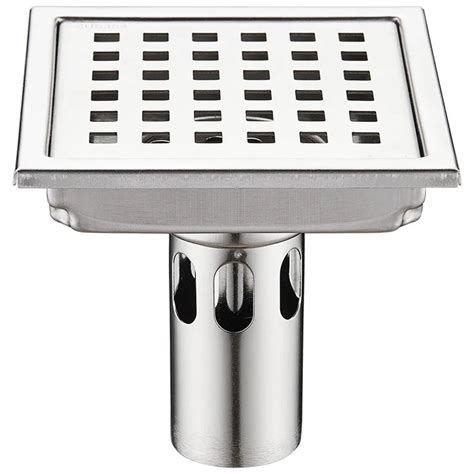 Balcony Sewer Square 304 Stainless Steel Insect Proof Deodorant Floor Drain Bathroom Shower Anti