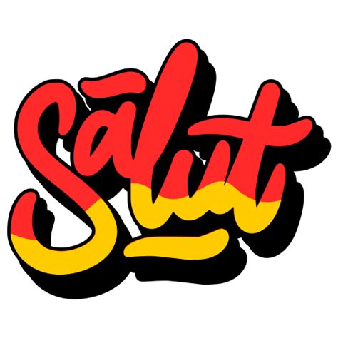 Salut Stickers Free Miscellaneous Stickers